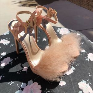 Pink puffy pumps
